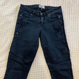 Paige army style skinny jeans